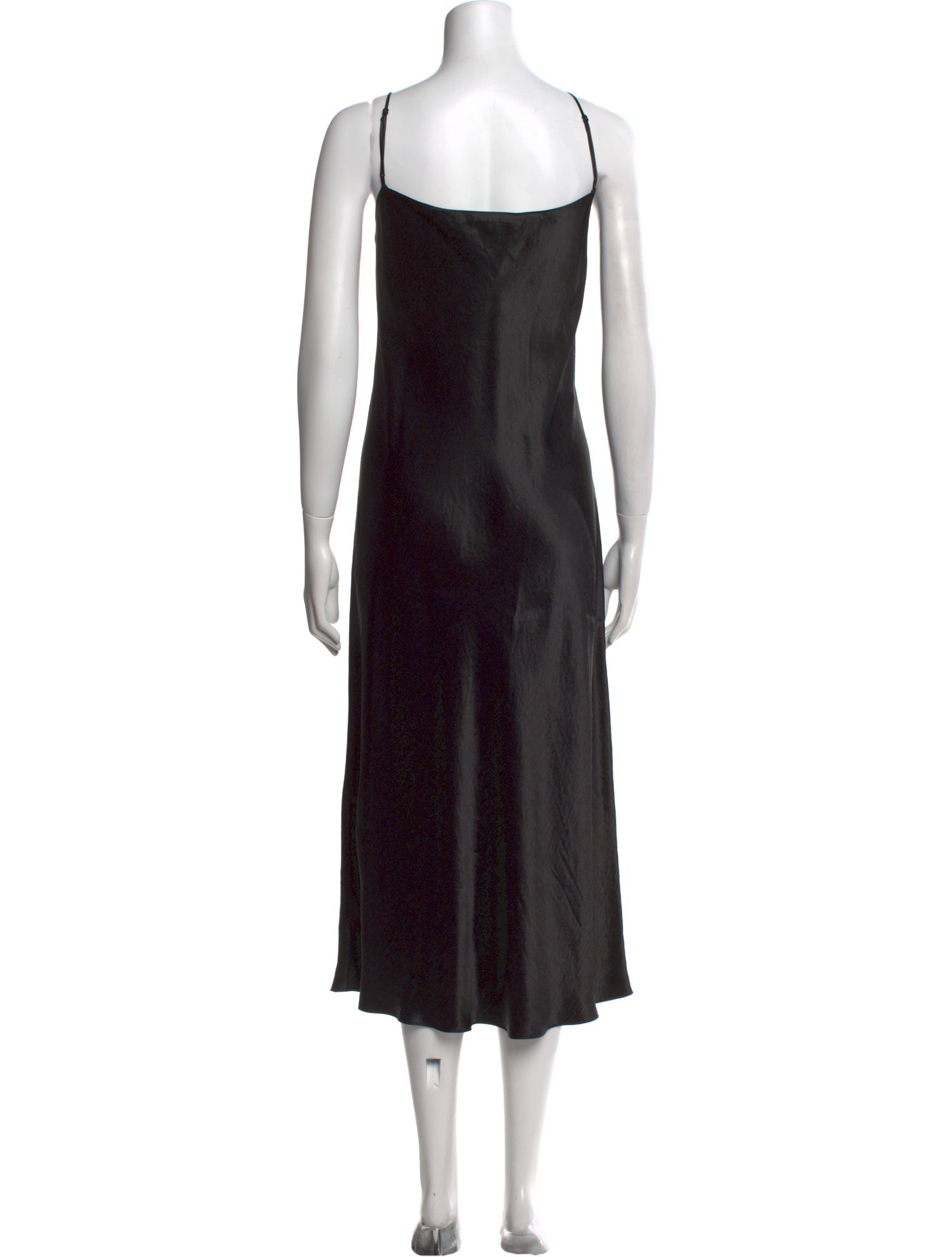 Vince Square Neckline Midi Length Dress